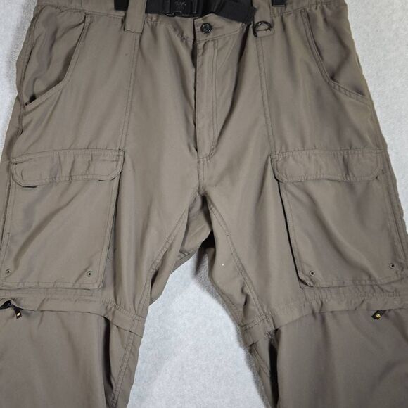 Boys Scouts of America Pants Switchback Green Relaxed XL Convertible Zip Off Car - Picture 2 of 11